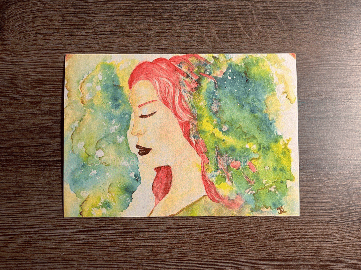 Fineart Kunstdruck vom Motiv "Goddess of Nature" in Größe DIN A4