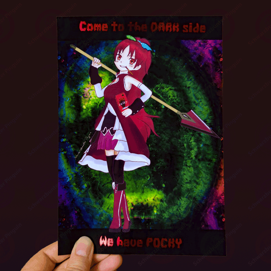 Folierter Print von Kyoko Sakura mit Pocky