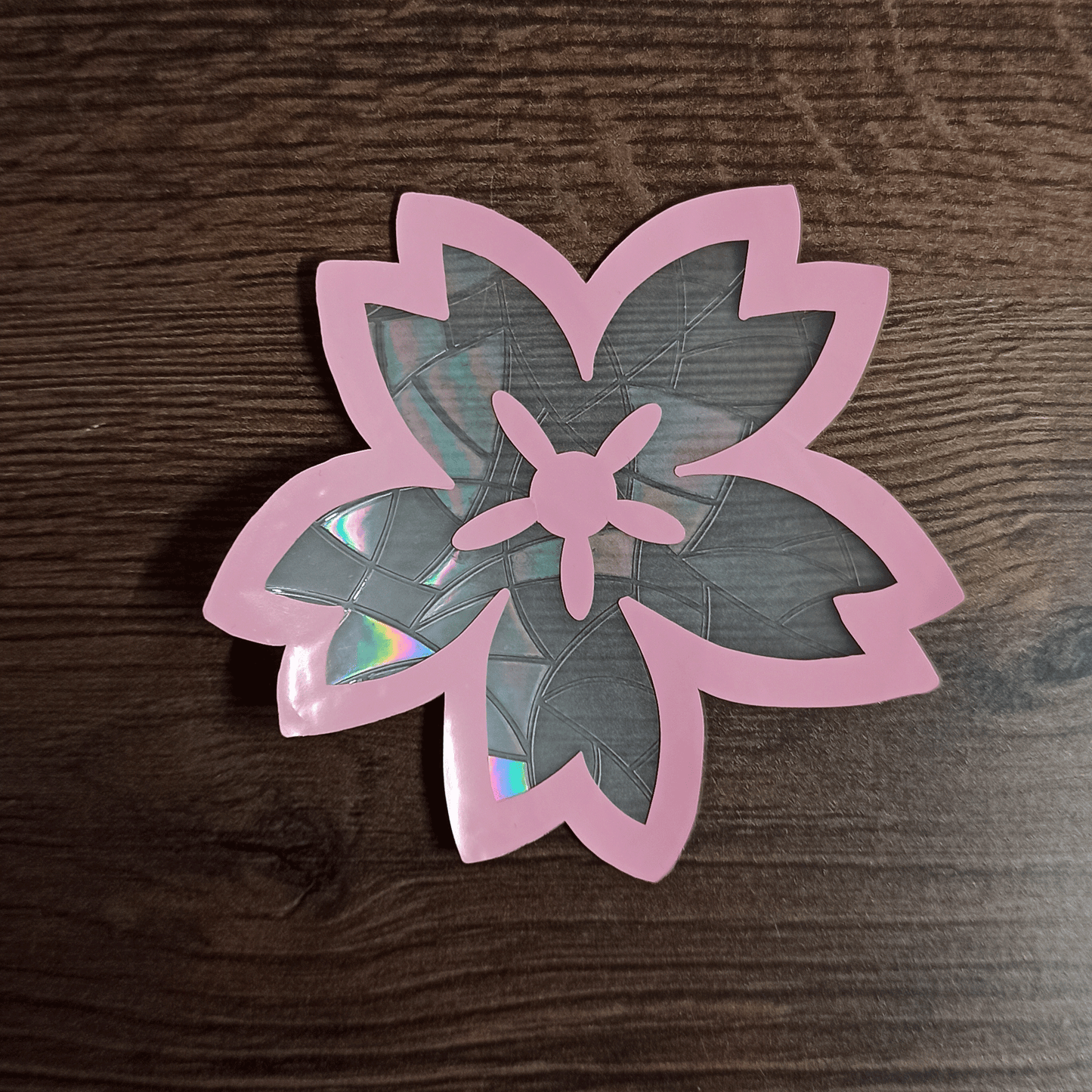 Variante A des rosa-transparenten Kirschblüten / Sakura Suncatchers
